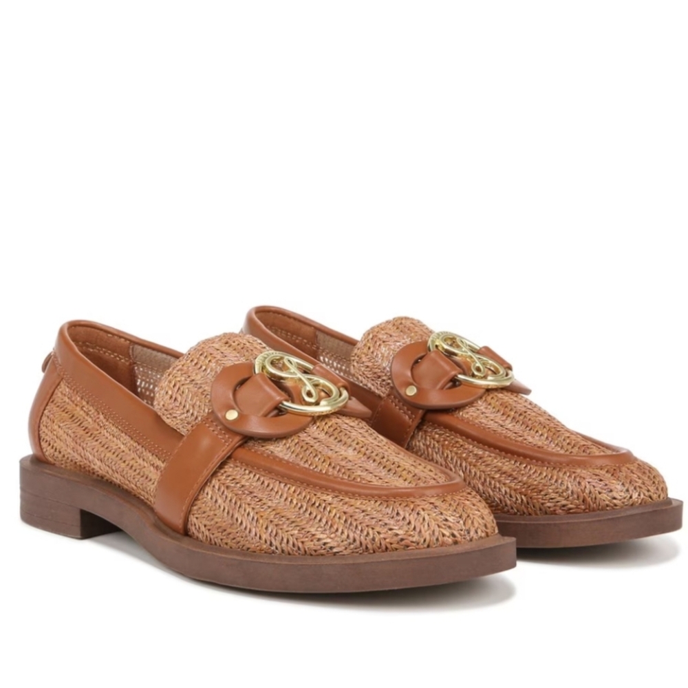Sam & Libby NWT Bailen Cuoio Brown Loafers Shoes